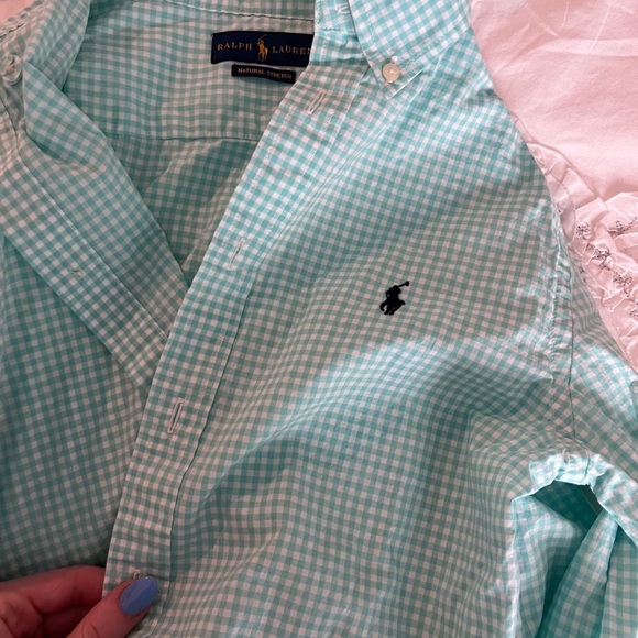 Ralph Lauren Boys Checkered poplin Skirt Size Large - Picture 1 of 4